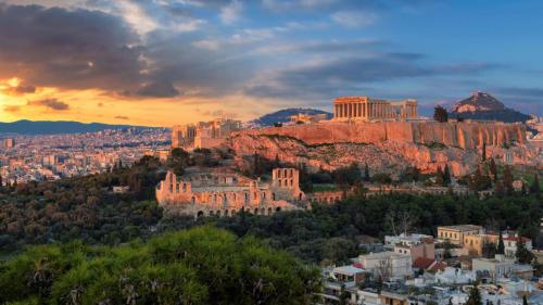 Sunset in Athens