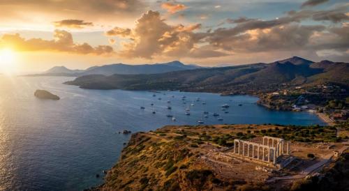 Sunset photoshoot Sounion